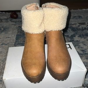 Simone Almond Toe Booties- NO BOX